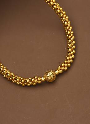 Gold Plated Ball Chain Necklace 3