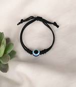 Nvr unisex black evil eye rakhi with roli chawal