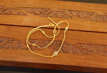 Designer gold plated stone chain 3