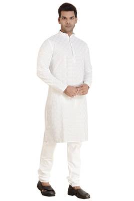 Arruga stylish chikankari embroidery kurta pajama 4