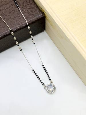 Wynona short diamond mangalsutras 18  inch 1