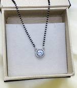 Wynona short diamond mangalsutras 18  inch