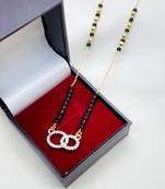 Wynona short diamond mangalsutras 18  inch