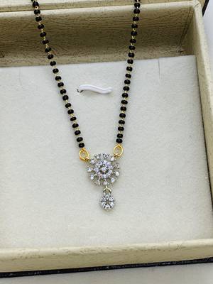 Wynona short diamond mangalsutras 18  inch 1