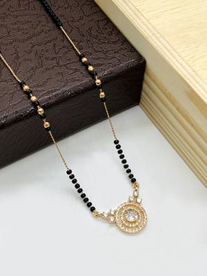 Wynona short diamond mangalsutras 18  inch 1