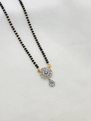 Wynona short diamond mangalsutras 18  inch 4