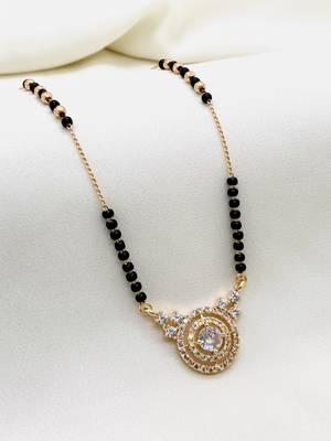 Wynona short diamond mangalsutras 18  inch 3