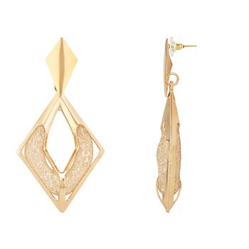 latest fashion stylish chunky dangle earrings for women  4