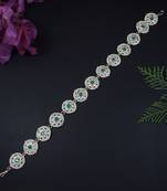 traditional floral kundan pearl sheeshphool matha patti sheeshpatti 