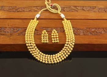 Designer gold plated necklace set 1
