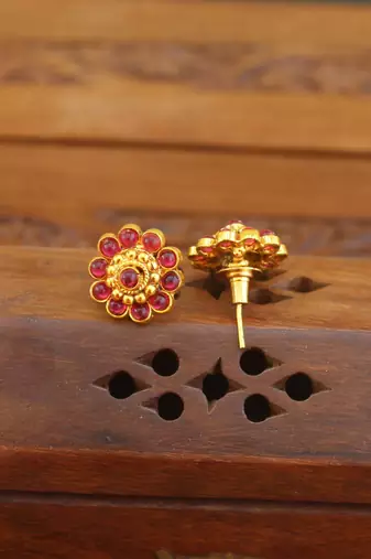 Designer gold plated earrings