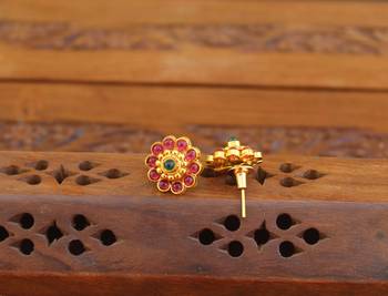 Designer gold plated earrings 2