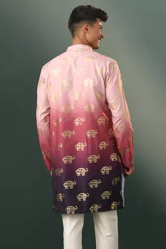 purple rayon kurta