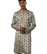 Aqua Silk Blend Kurta