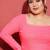 Pink Mesh Ruched Bodycon Dress