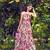 Red Floral Backless Maxi Dress