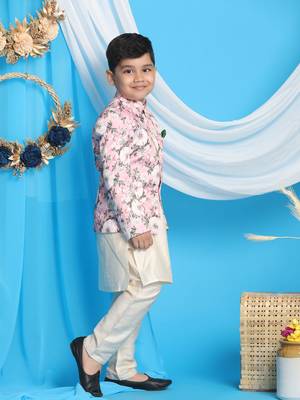  Peach And Cream Ethnic Combo Set 2