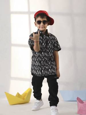  Black Ethnic Shirt 1
