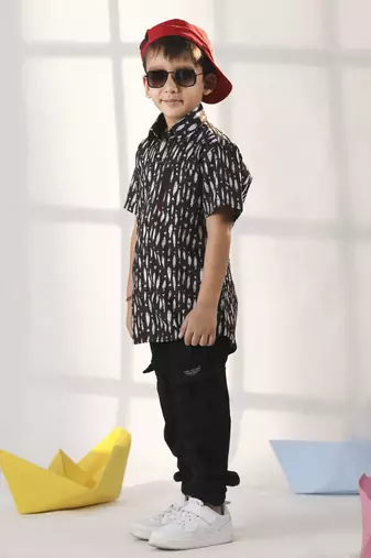  Black Ethnic Shirt
