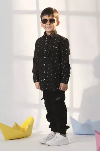  Black Ethnic Shirt