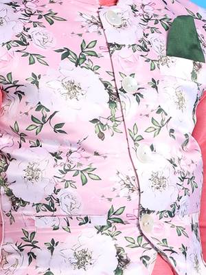  Pink Jacket, Kurta And Pyjama Set 4