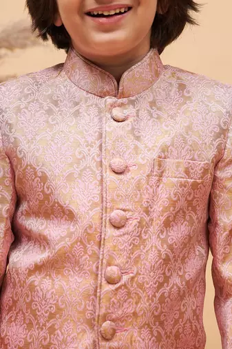  Pink boys bandhgala jacket