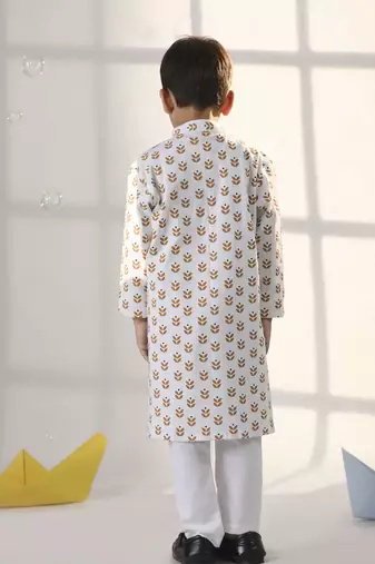Boys' White Kurta
