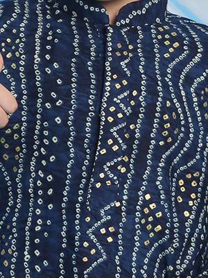  Blue And Rose Gold Kurta Patiala Set 4