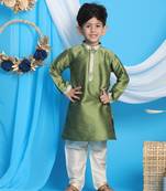  Green Kurta Pyjama Set