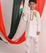 White Kurta Pyjama Set