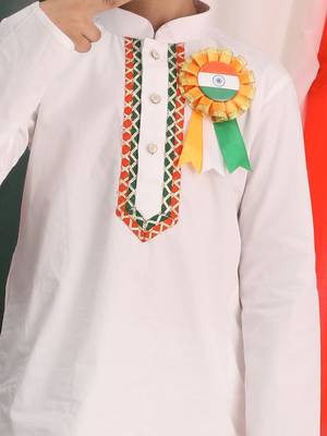 White Kurta Pyjama Set 4