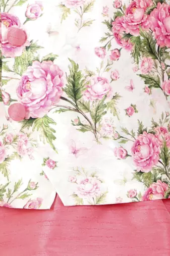  Multicolor-Base-Pink Nehru Jacket