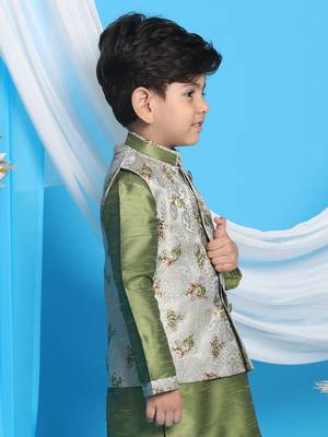  Green Nehru Jacket 2