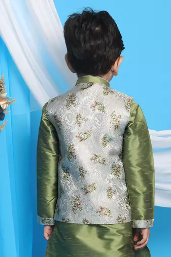  Green Nehru Jacket