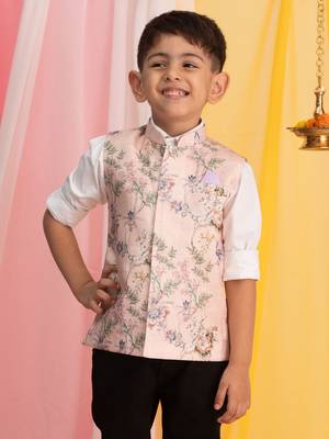  Pink Nehru Jacket 1