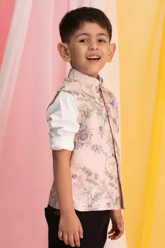  Pink Nehru Jacket