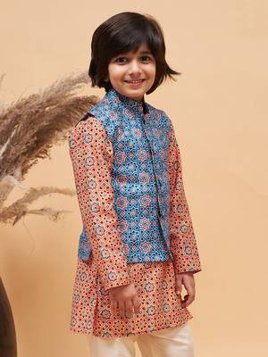  Blue Nehru Jacket 2