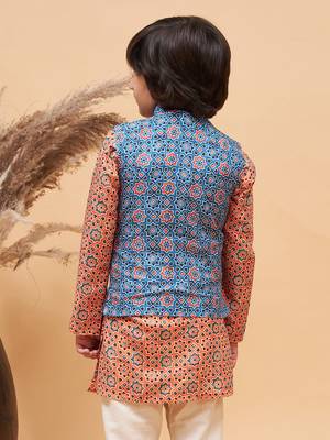  Blue Nehru Jacket 3