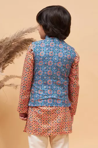  Blue Nehru Jacket