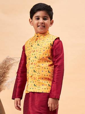  Yellow Nehru Jacket 2