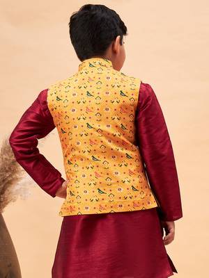 Yellow Nehru Jacket 3