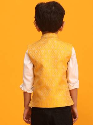  Yellow Nehru Jacket 3