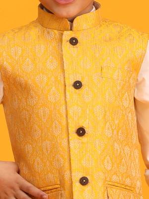  Yellow Nehru Jacket 4