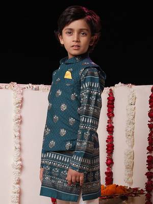  Navy Blue Nehru Jacket 2