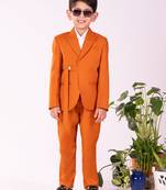  White And Orange Shirt Blazer And Pant