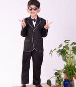  White And Black Shirt Blazer And Pant