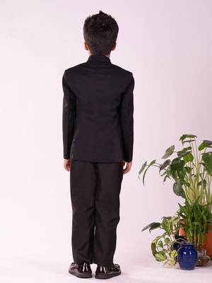  Black Shirt Blazer And Pant 3