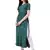 Green heavy rayon bandhani print festive kurtis