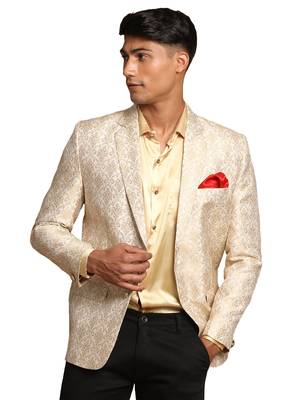 Gold And Beige Blazer 1