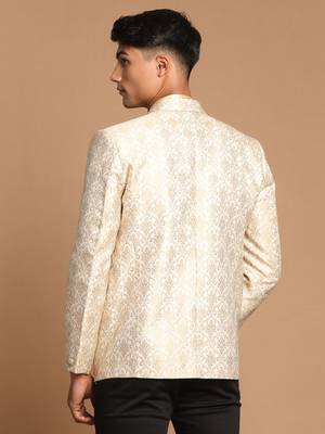 Gold And Beige Blazer 3